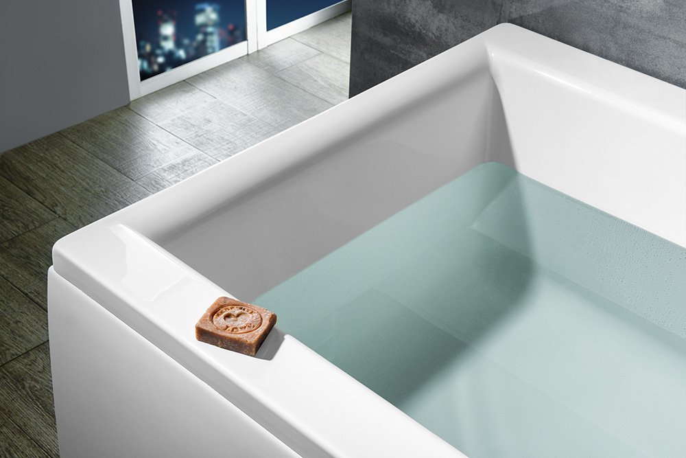 CLEO obdélníková vana 160x75x48cm, bílá